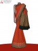 Double Contrast Handloom Banarasi Georgette Silk Saree